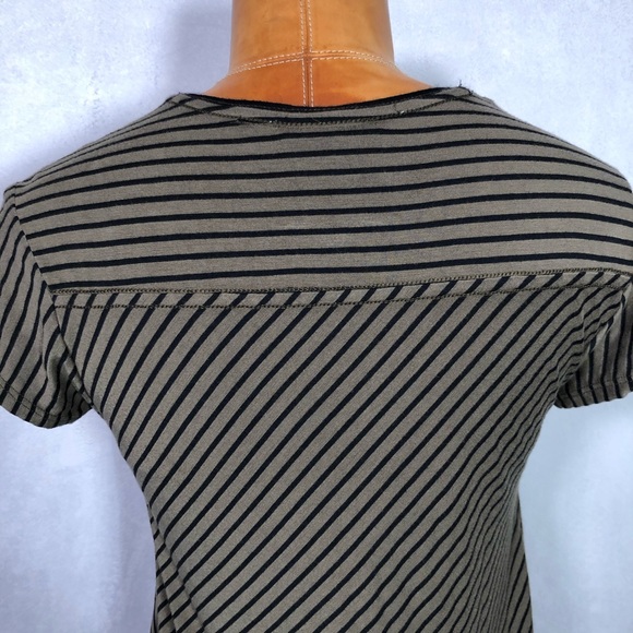 Maeve Anthropologie short sleeve striped top - Picture 6 of 8